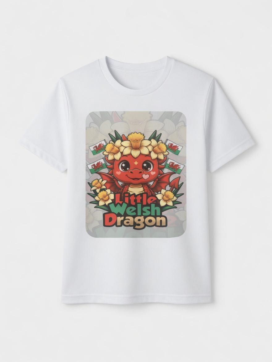 Little Welsh Dragon Kids T-Shirt