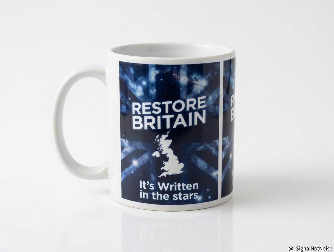 Restore Britain 11oz Ceramic Mug – Written in the Stars