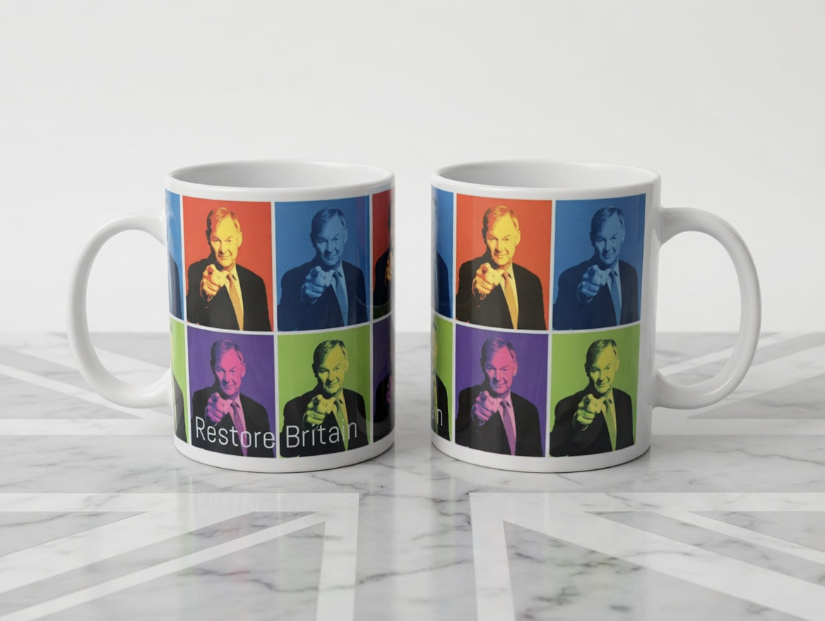 Limited Edition Pop Art Rupert Lowe 11oz mug
