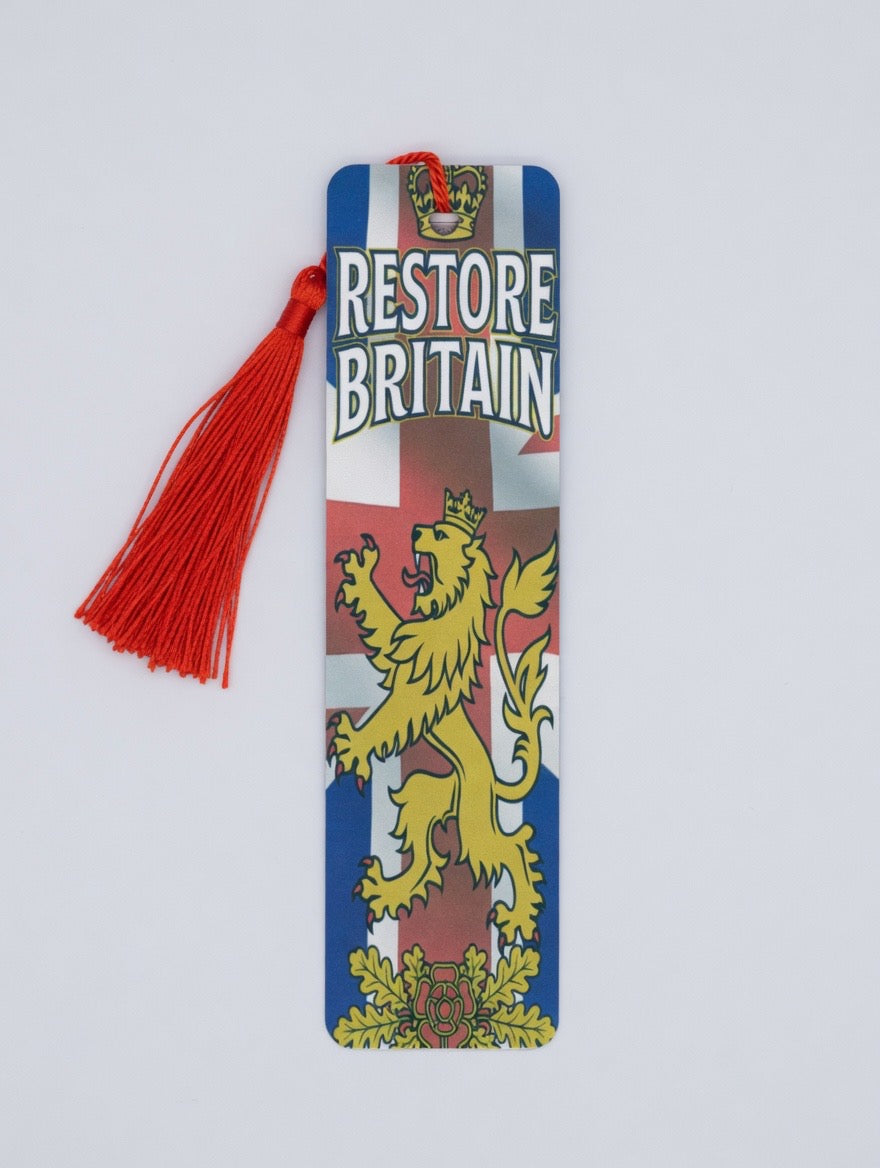 Restore Britain Metal Bookmark